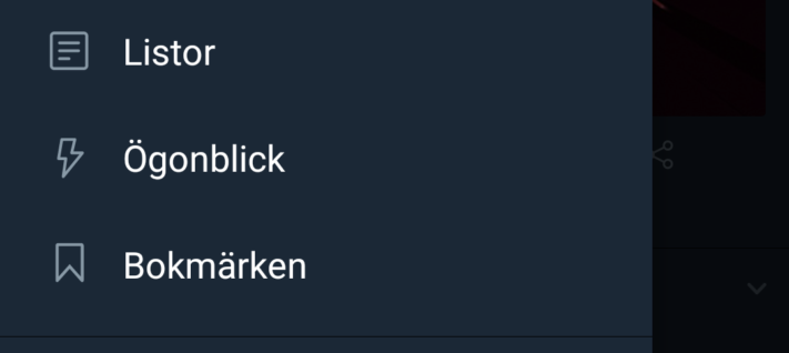 Twitter får stöd för bokmärken