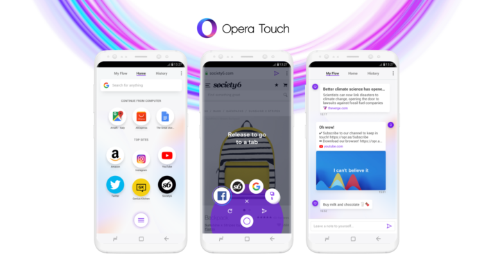 Opera släpper helt nya webbläsaren Touch för Android – kommunicerar med PC-klienten