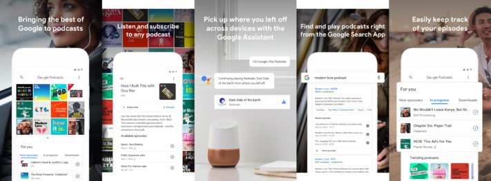 Google lanserar egen podcast-app
