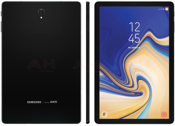 Pressbild på surfplattan Samsung Galaxy Tab S4