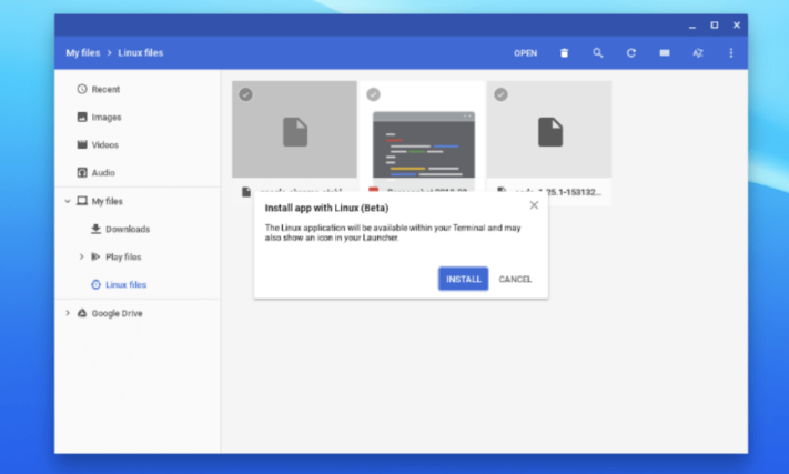 Chrome OS kan nu enkelt installera .deb-filer för Linux
