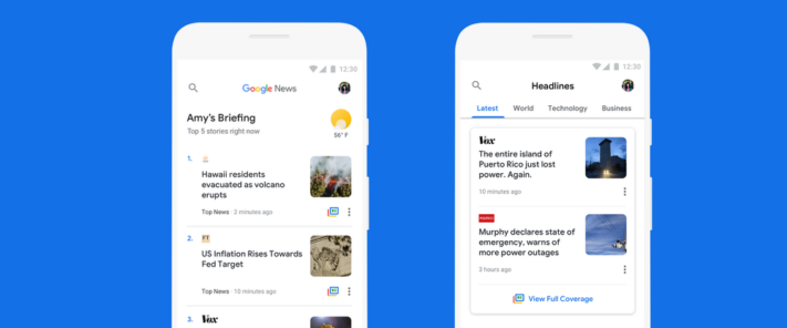 Google News får automatiska finesser för att spara data