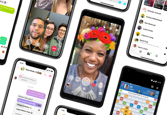 Facebook introducerar förenklade Messenger 4