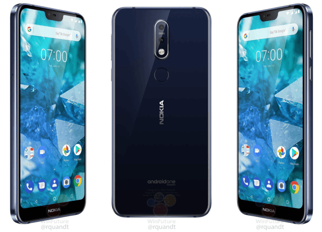 Nokia 7.1 hamnar på webben i förtid