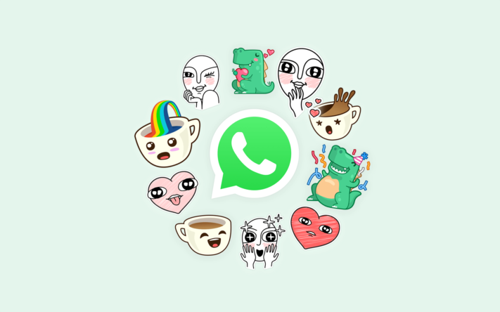 WhatsApp får stöd för klistermärken