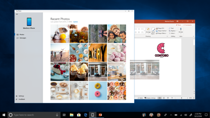 Microsoft-app låter oss använda bilder och SMS på mobilen i Windows