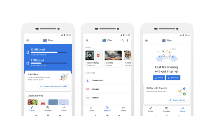 Google döper om sin diskrensare till Files – för att alla använde den