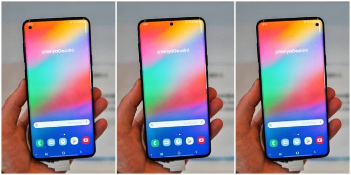 Galaxy S10 påstås använda Samsungs ”Infinity O”-design med kamera-ö
