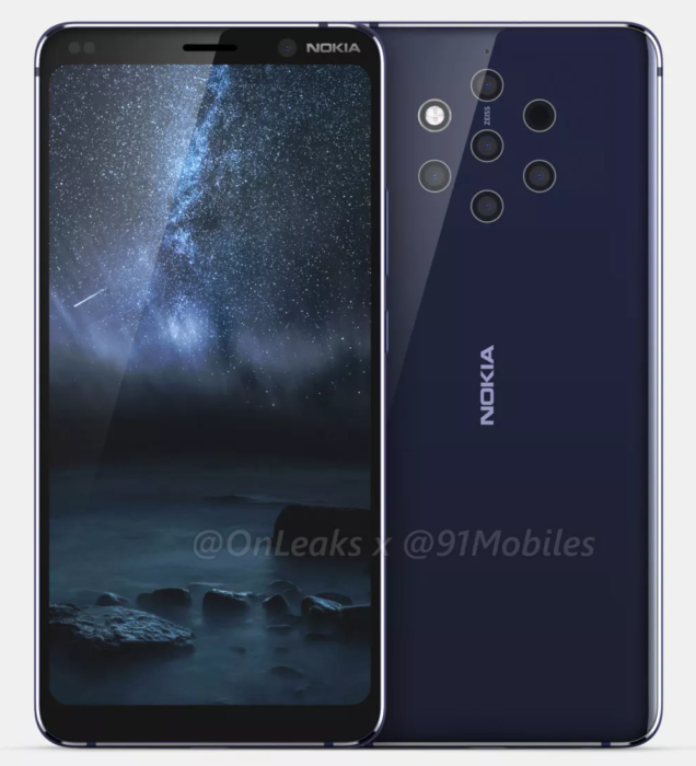 Kommer Nokia 9 verkligen ha fem bakre kameror?