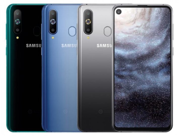 Samsung presenterar Galaxy A8s – sin första telefon med Infinity-O