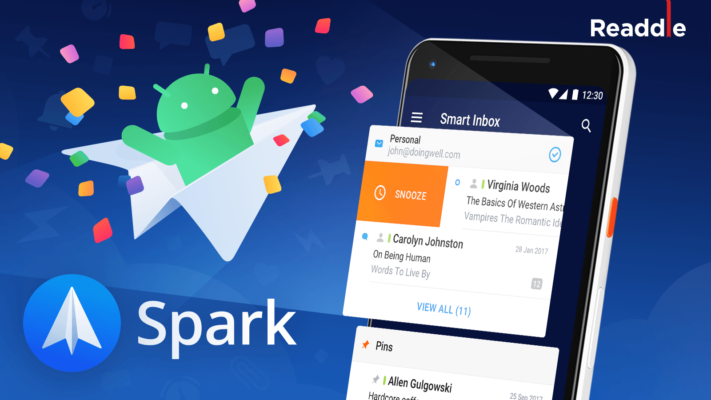 E-postklienten Spark släpps för Android
