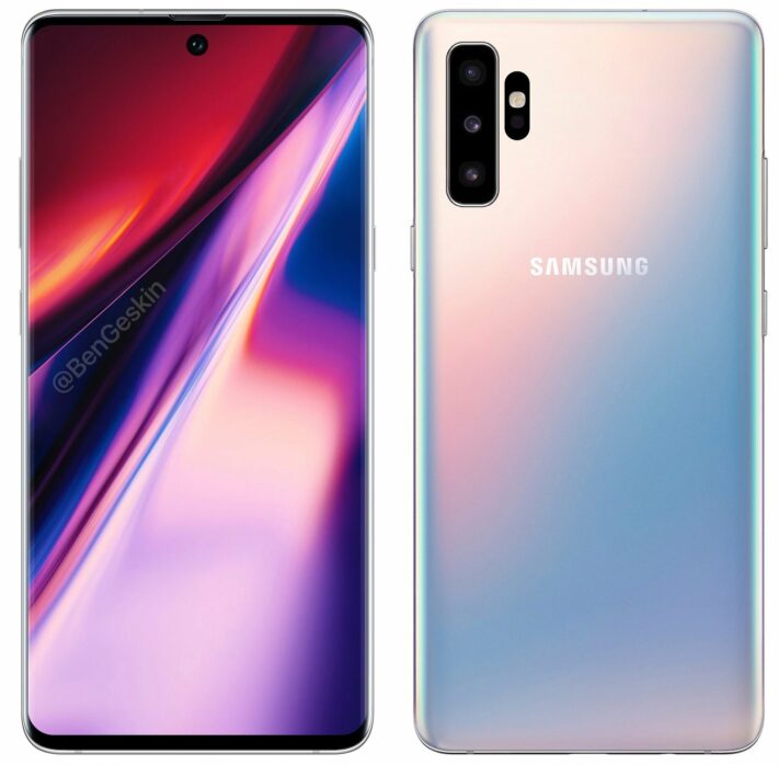 Rykte: Samsung Galaxy Note 10 har centrerad kamera-ö