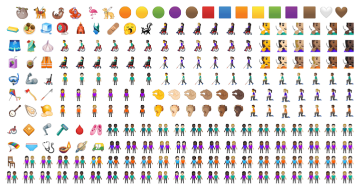 Google visar upp alla nya emojis i Android 10