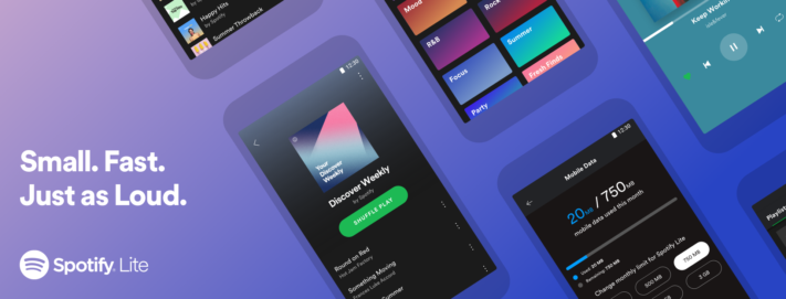 Spotify lanserar Lite-version av sin Androidapp