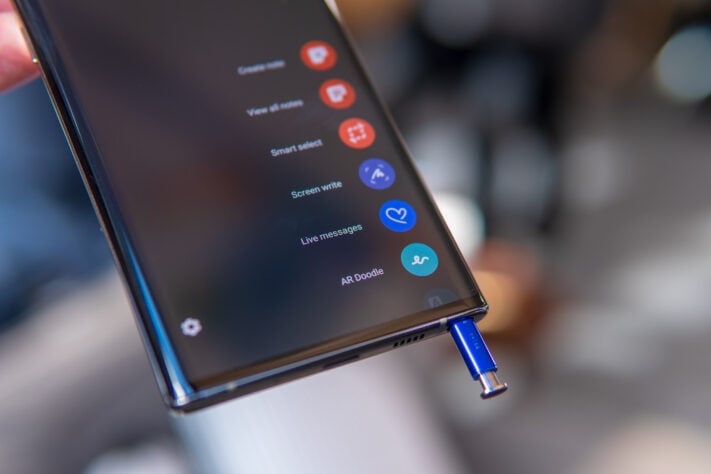 Galaxy Note 10: S-pen actions
