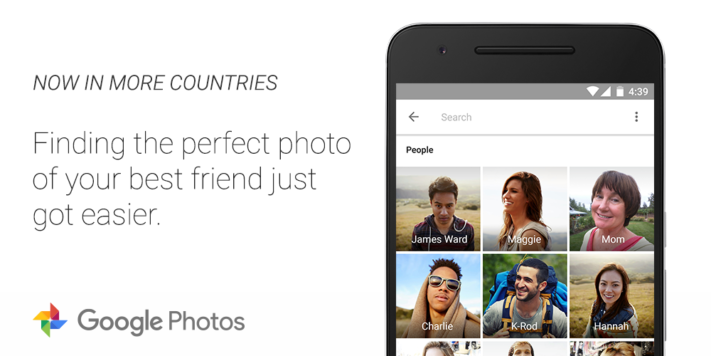 Google Photos ansiktsgruppering kommer till Europa
