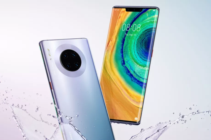Högupplösta pressbilder på Huawei Mate 30-serien