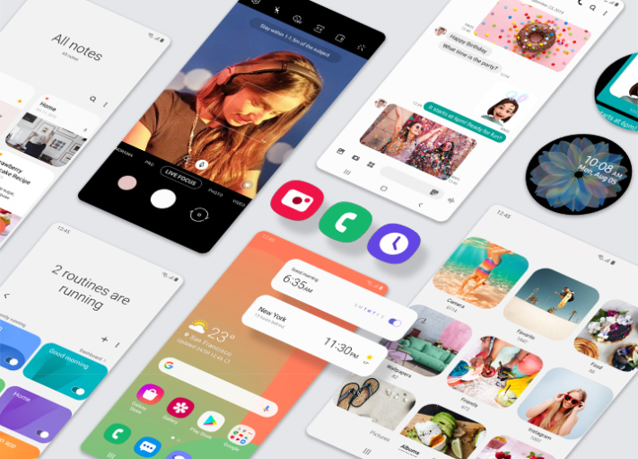 I Samsung One UI 2.5 går det att använda hemskärmsersättare tillsammans med gestnavigering