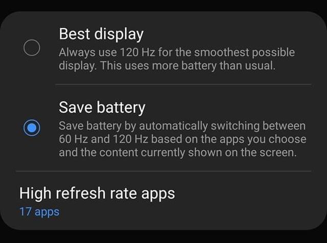 Allt pekar på att Samsung Galaxy S11 har 120Hz-panel