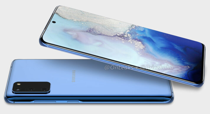 Designen för Samsung Galaxy S11e enligt @OnLeaks