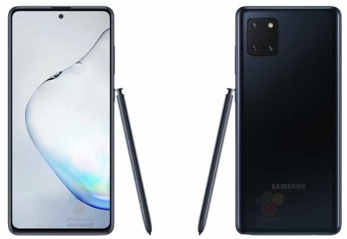 Specifikationerna för Samsung Galaxy Note 10 Lite, kör Snapdragon 855 i Europa