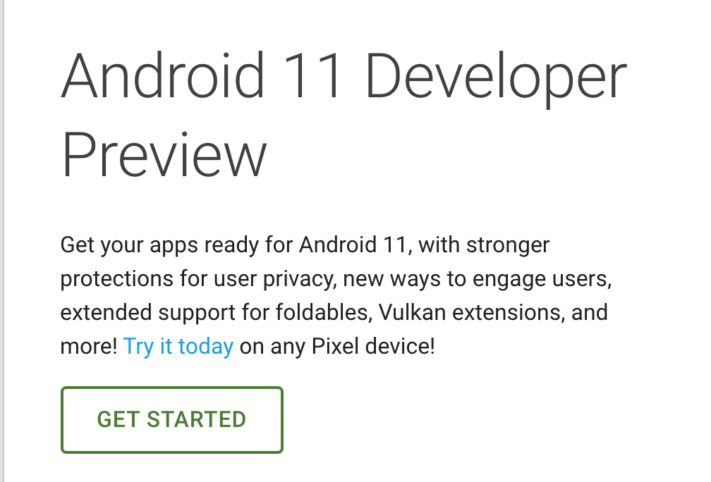 Tecken på att en förhandsversion av Android 11 inte är långt borta
