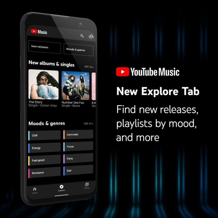 YouTube Music får ny utforskningsflik