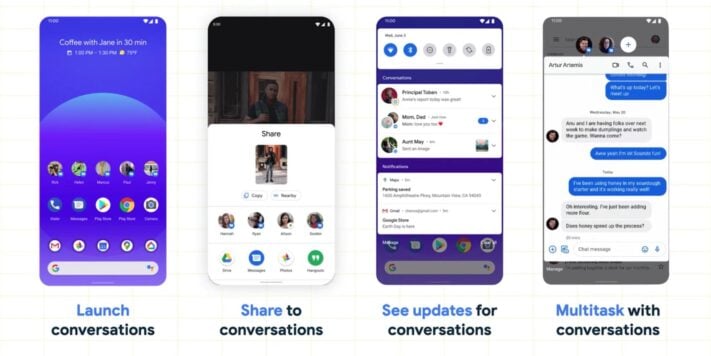 Tecken på ”Airdrop”-liknande delning i Android 11