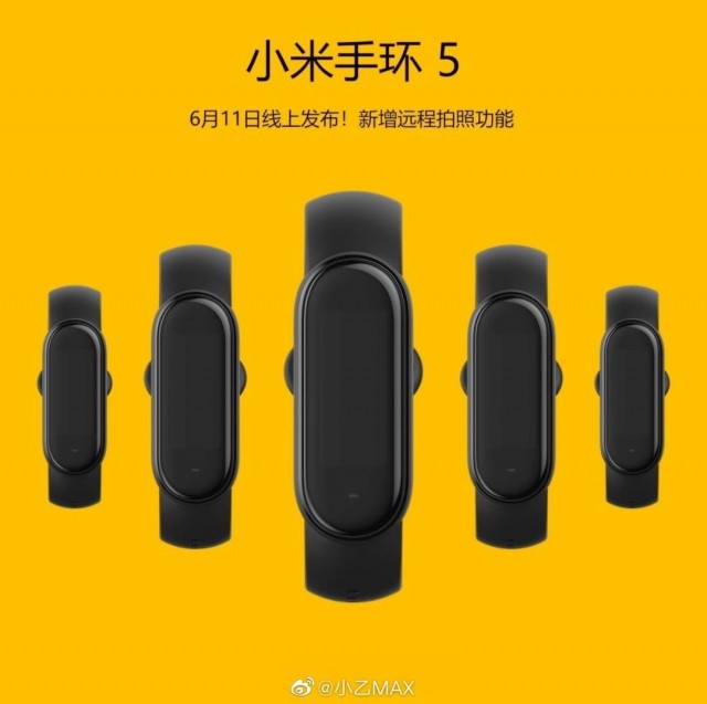 Xiaomi presenterar aktivitetsarmbandet Mi Band 5 elfte juni