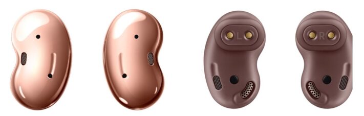 Högupplösta bilder på hörlurarna Samsung Galaxy Buds Live