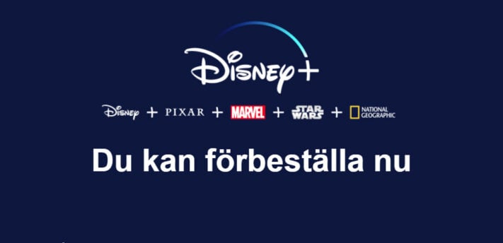 Disney+ blir möjligt att förbeställa i Sverige, Norge och Danmark