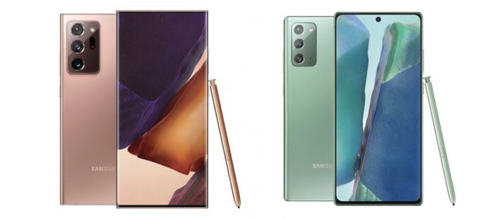 Samsung lanserar Galaxy Note 20 och Note 20 Ultra