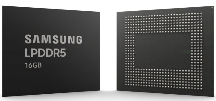 Samsung börjar massproducera tredje generationens 16Gb LPDDR5 DRAM