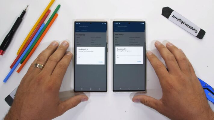 Test visar prestandaskillnad mellan Exynos och Snapdragon i Note 20 Ultra