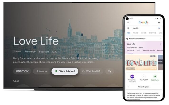 Google TV kommer till tv-apparater nästa år
