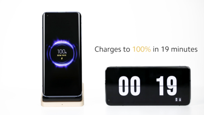 Xiaomi tillkännager 80W trådlös snabbladdning – full nivå på 19 minuter