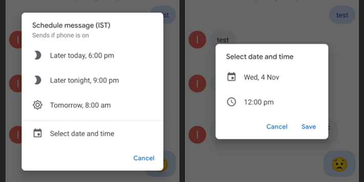 Google testar schemalagda meddelanden i Messages