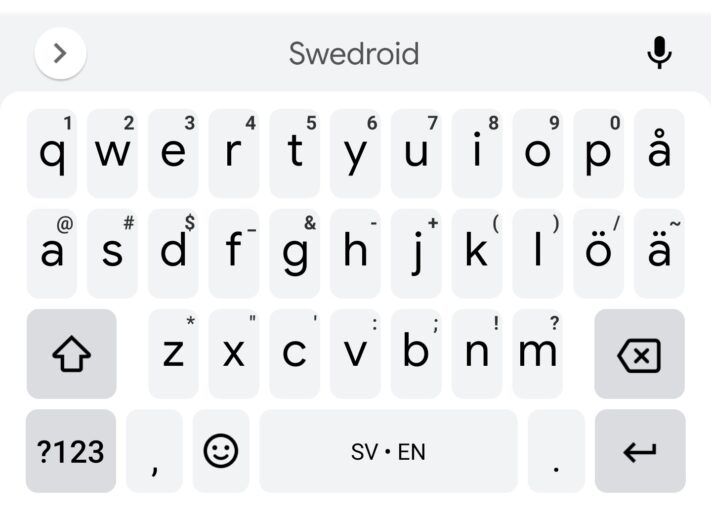 Fler får tillgång till nya tangentbordsdesignen i Gboard