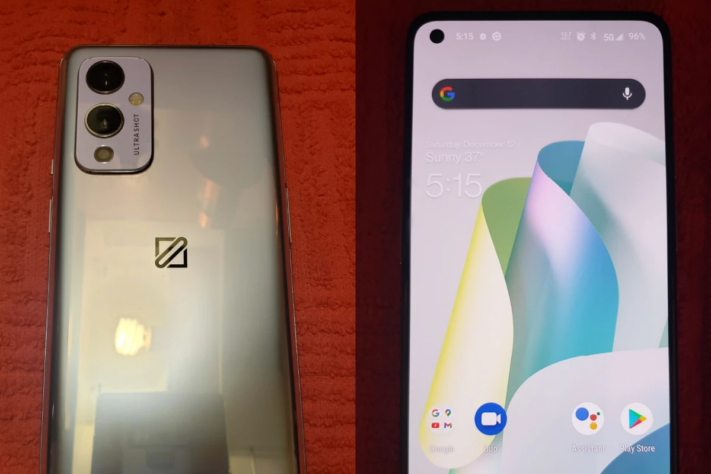 Fotografier som påstås visa OnePlus 9