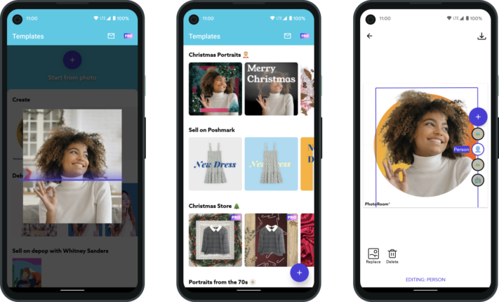 PhotoRoom släpps för Android – tar bort bakgrunden från bilder