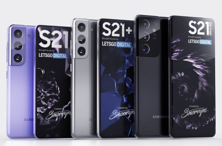 Nya ryktesbilder på Samsung Galaxy S21-serien