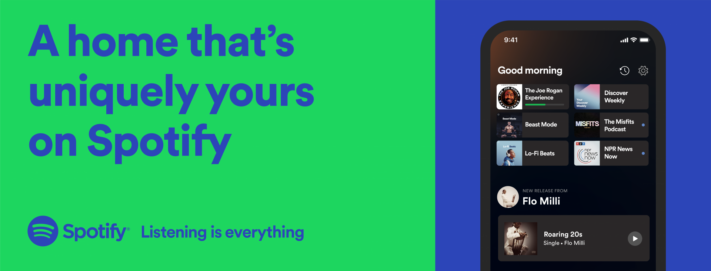 Spotify uppdaterar startskärmen i mobilapparna