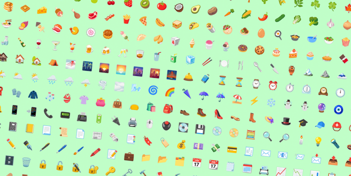 Några av emoji-ändringarna i första betan av Android 12