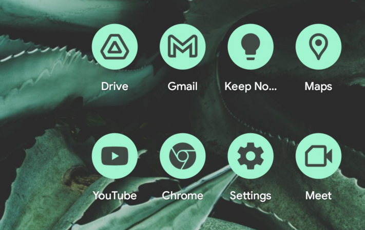 Temamotorn i Android 12 kan eventuellt inkludera ikoner