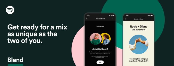 Nu fungerar Spotify Blend med upp till tio personer