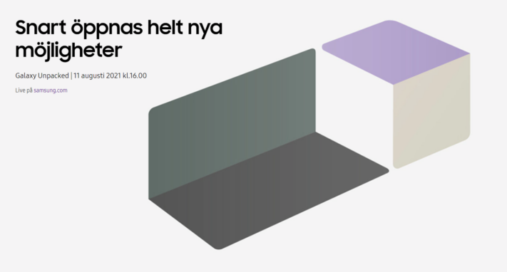 Här kan du följa lanseringen av Samsungs nya foldables, smartklockor och hörlurar