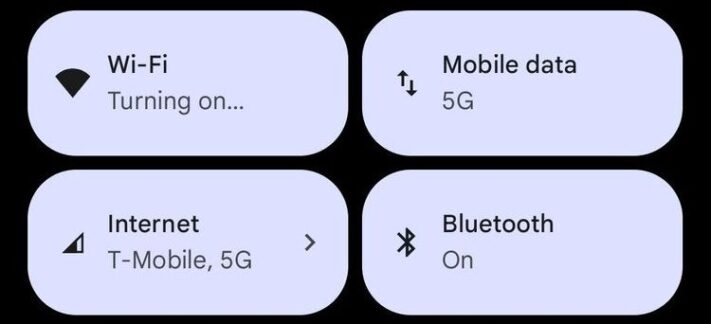 Det här tricket kan återställa snabbinställningen för Wi-Fi i Android 12