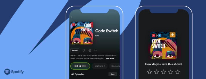 Spotify inför betygsättning av poddar