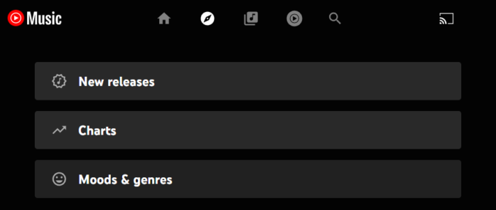 Nu stödjer YouTube Music på webben Google Cast