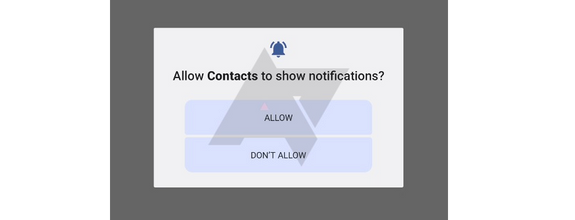 Appar måste be om tillåtelse för att skicka aviseringar i Android 13
